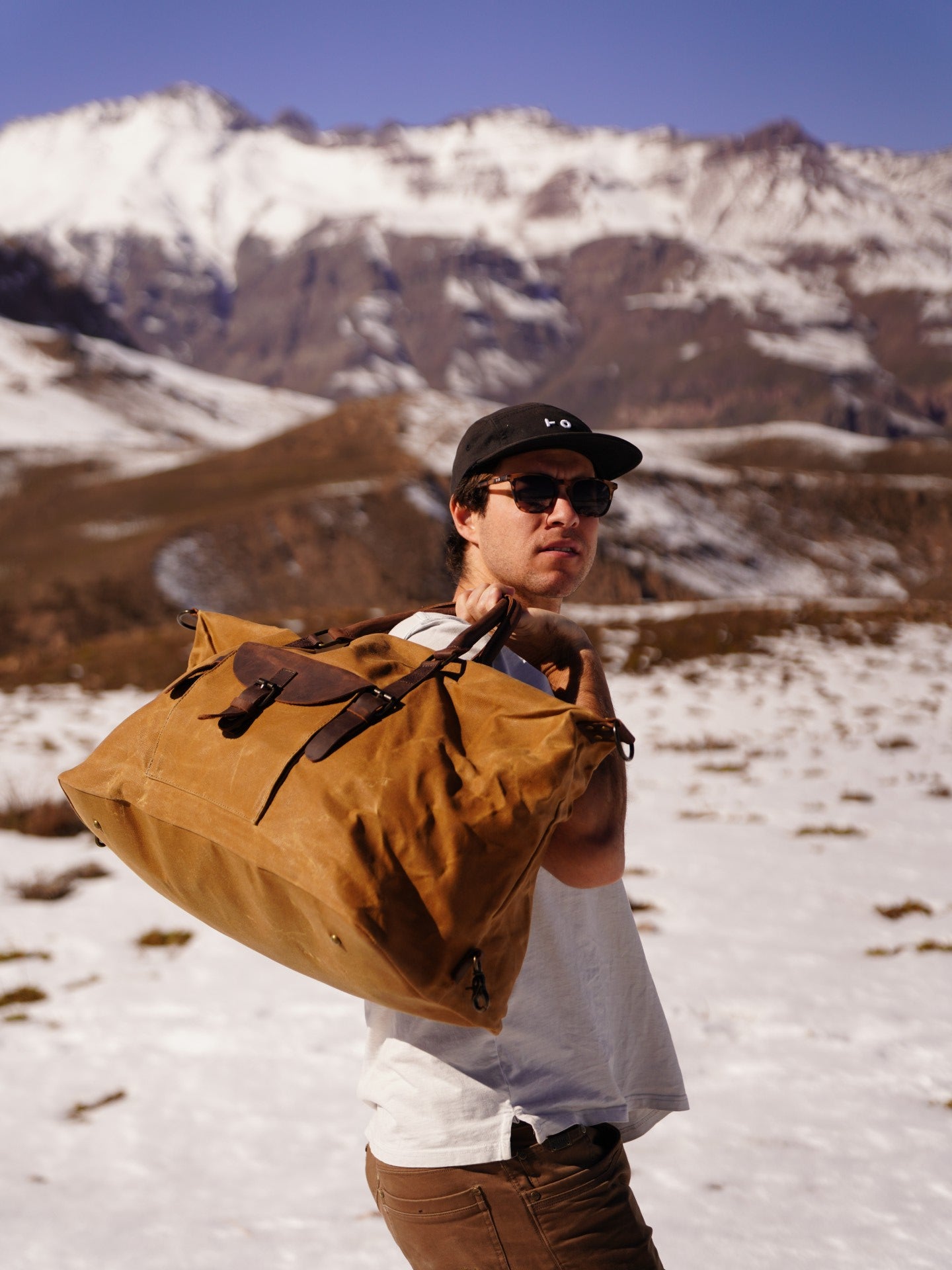 Bolso Wax Tombstone Café Claro