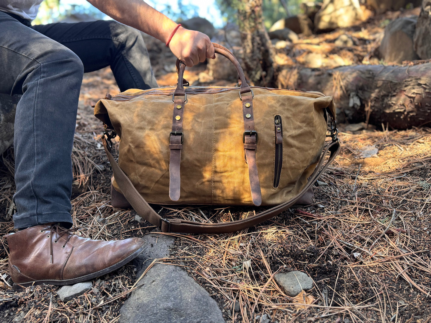 Bolso Wax Durango Café Claro