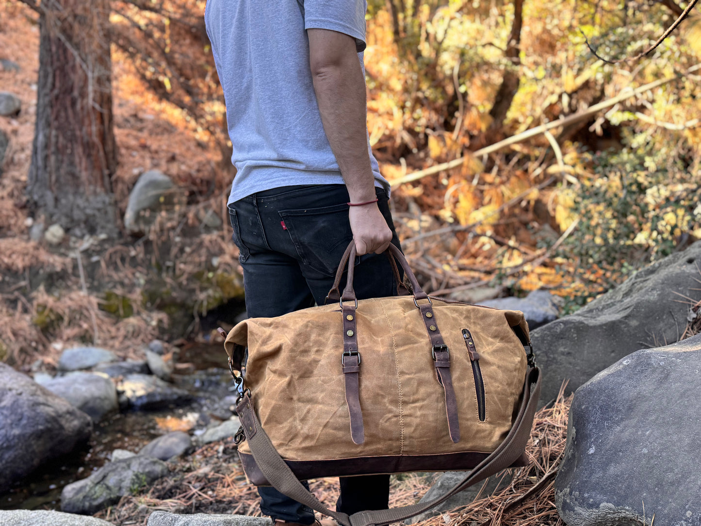 Bolso Wax Durango Café Claro