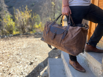 Bolso Wax Tombstone Café Oscuro